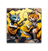 Perfect guitar duet wrapped canvas - Beyond T-shirts